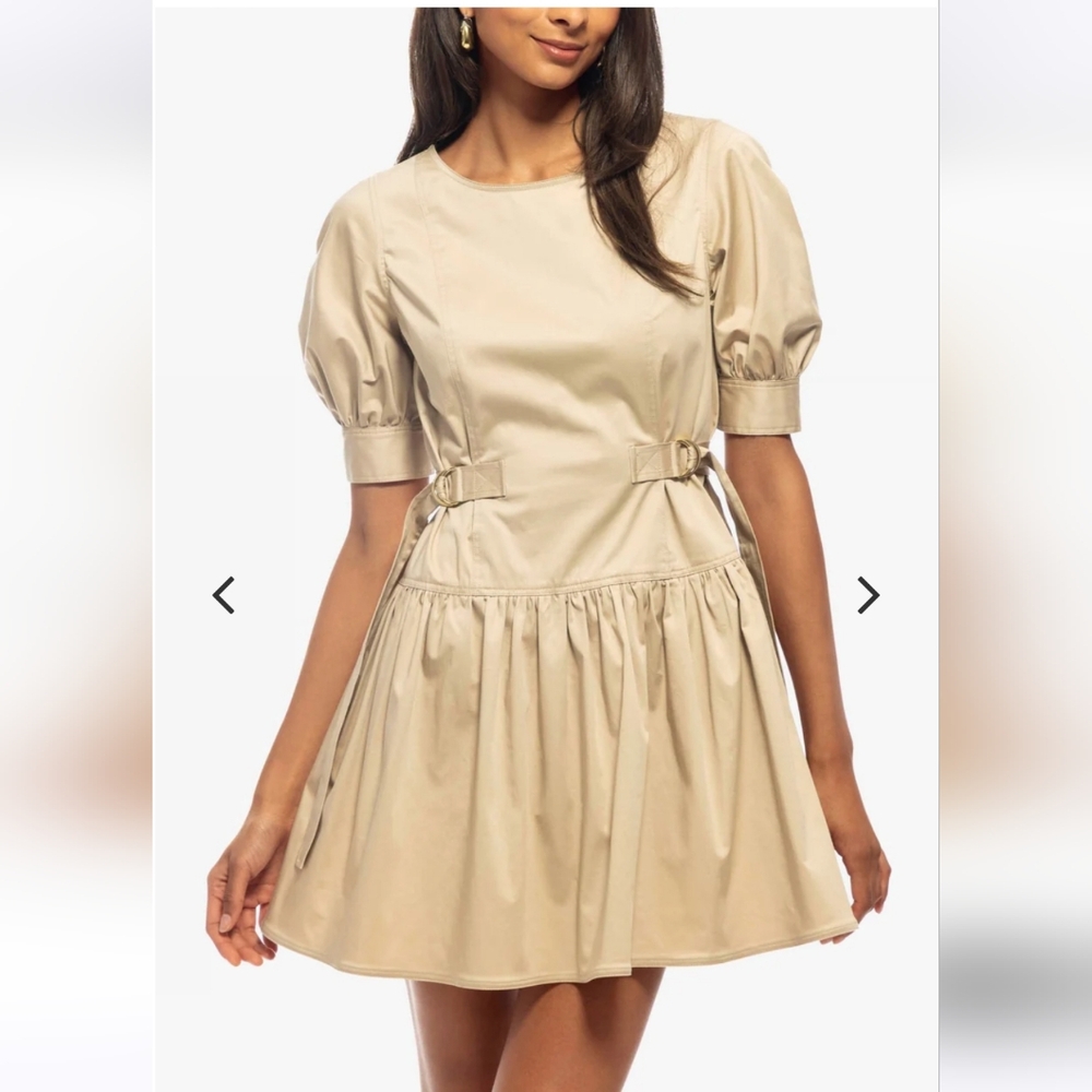 Shoshanna Sawyer Dress. Size 4 Khaki